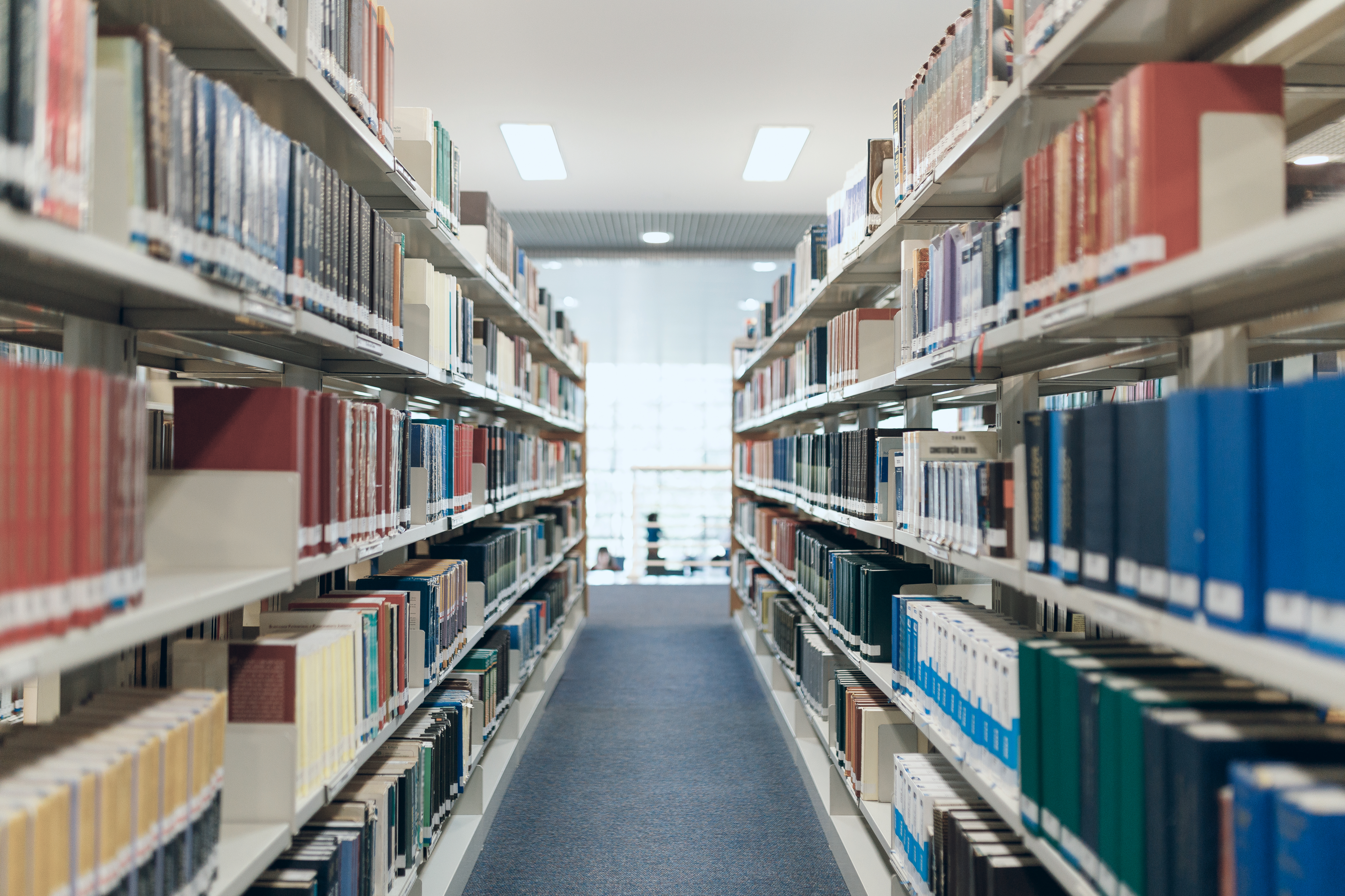 Library shelves